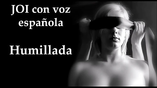 Voz espa&ntilde;ola, JOI humillada en un gangbang.